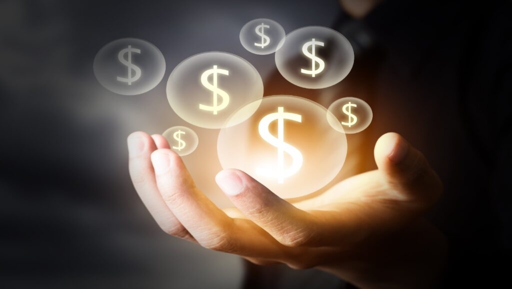 image shows how to make money from digital investment