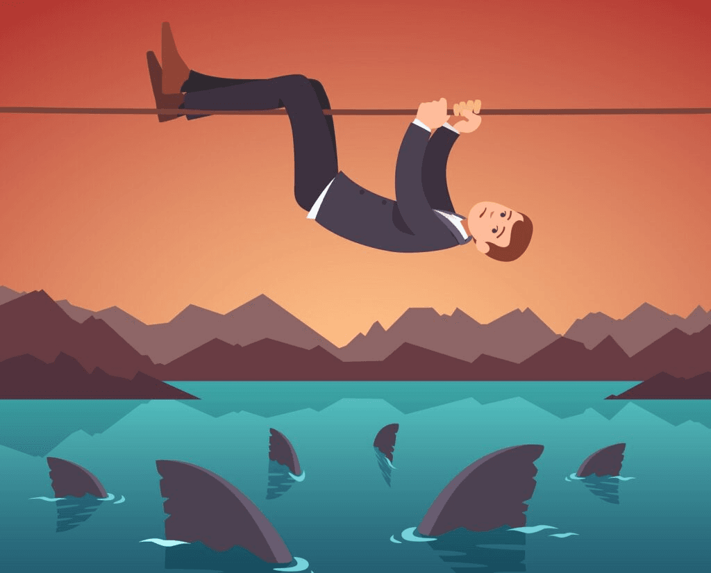 this image shows risks issues of digital investment